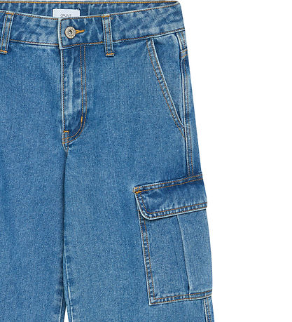 Grunt Jeans - Worki Low Waist Cargo - Authentic Blue Grunt Jeans - Worki Low Waist Cargo - Authentic Blue