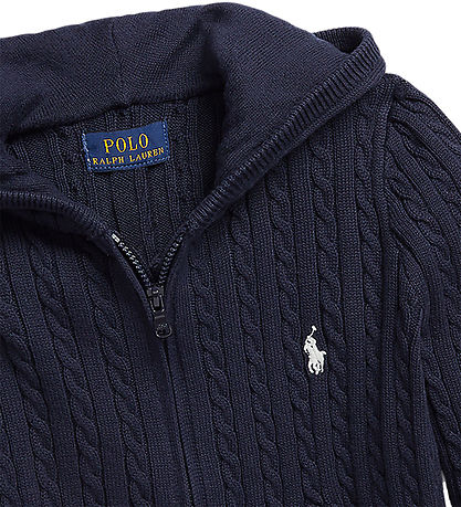 Polo Ralph Lauren Cardigan - Strik - Navy Polo Ralph Lauren Cardigan - Strik - Navy