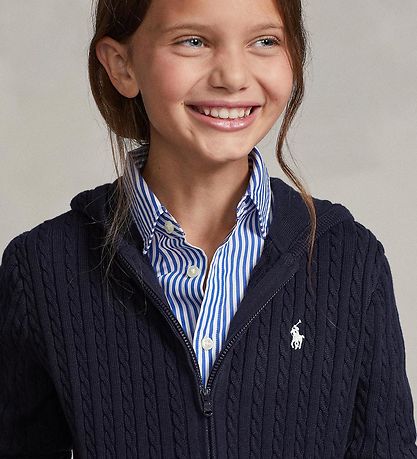 Polo Ralph Lauren Cardigan - Strik - Navy Polo Ralph Lauren Cardigan - Strik - Navy