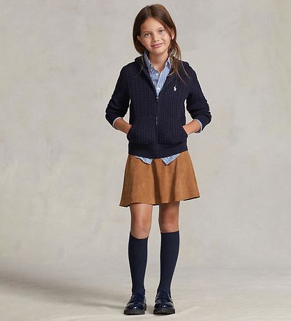 Polo Ralph Lauren Cardigan - Strik - Navy Polo Ralph Lauren Cardigan - Strik - Navy