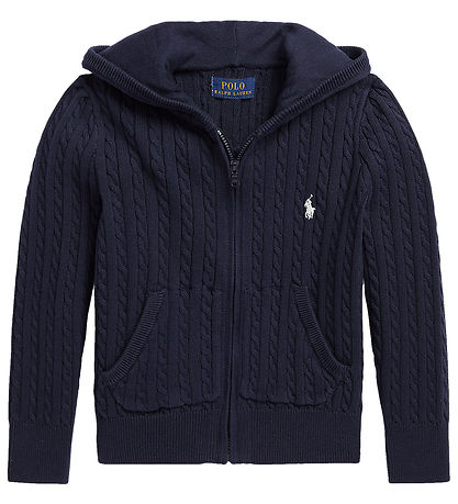 Polo Ralph Lauren Cardigan - Strik - Navy Polo Ralph Lauren Cardigan - Strik - Navy