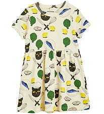 Mini Rodini Kjole - Chef Cat - Multi Mini Rodini Kjole - Chef Cat - Multi