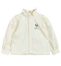 Mini Rodini Shirt - Chief Panda - White Mini Rodini Shirt - Chief Panda - White
