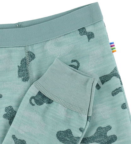 Joha Leggings - Uld/Bambus - Grøn Aop Joha Leggings - Uld/Bambus - Grøn Aop