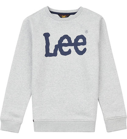 Lee Sweatshirt - Wobbly Graphic - Grå Lee Sweatshirt - Wobbly Graphic - Grå