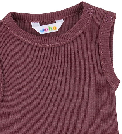Joha Body u/æ - Rib - Uld/Silke - Bordeaux