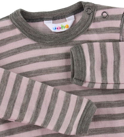 Joha Body l/æ - Uld - Grå/Rosa