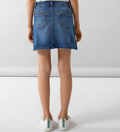 Name It Nederdel - Noos - NkfDiana - Medium Blue Denim Name It Nederdel - Noos - NkfDiana - Medium Blue Denim