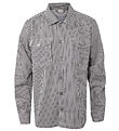 Hound Skjorte - Striped Overshirt - Black/Off White Hound Skjorte - Striped Overshirt - Black/Off White