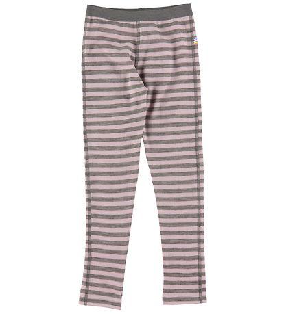 Joha Leggings - Uld - Rosa/Grå
