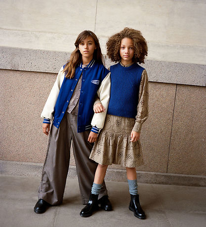 Molo Bukser - Alta - Sand Blue Check Molo Bukser - Alta - Sand Blue Check