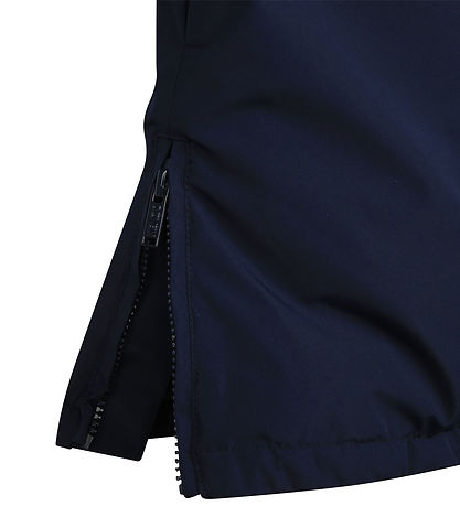 Kenzo Dunfrakke - Navy m. Hvid
