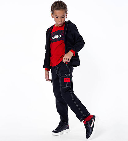 HUGO Bukser - 935 - Loose - Sort HUGO Bukser - 935 - Loose - Sort