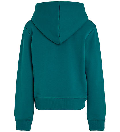 Calvin Klein Hættetrøje - Logo Boxy - Atlantic Deep Calvin Klein Hættetrøje - Logo Boxy - Atlantic Deep