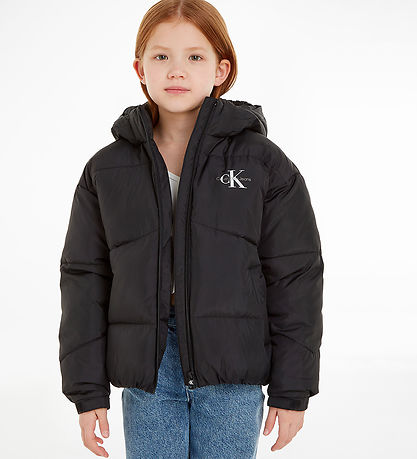 Doudoune Calvin Klein - CK Short Puffer - Noir Doudoune Calvin Klein - CK Short Puffer - Noir