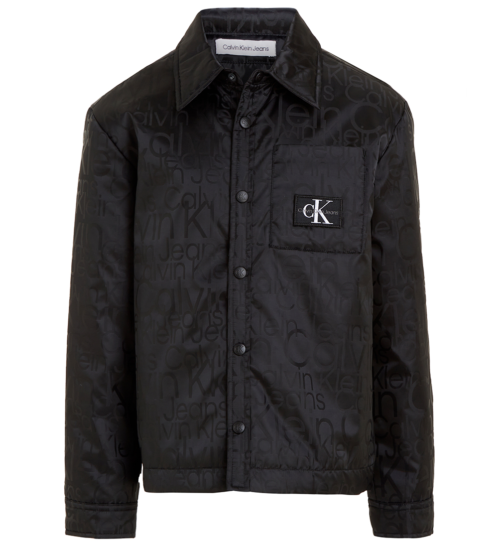 Veste Calvin Klein - Noir av Logos - Calvin Klein - 8 ans 128 - Veste de Mi-Saison 60$