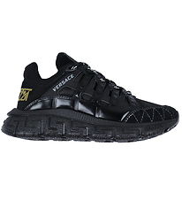 Versace Sneakers - Calf Lea - Black/Gold Versace Sneakers - Calf Lea - Black/Gold