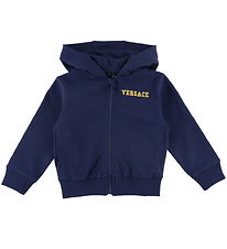 Versace Cardigan - Navy m. Guld Versace Cardigan - Navy m. Guld
