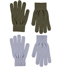 Molo Gloves - Acrylic/Wool - 2-Pack - Kiddy - Dusty Green