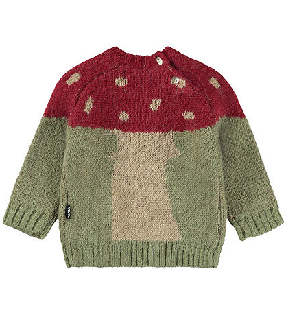 Molo Bluse - Wolle/Acryl - Breen - Pilz