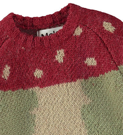 Molo Bluse - Wolle/Acryl - Breen - Pilz