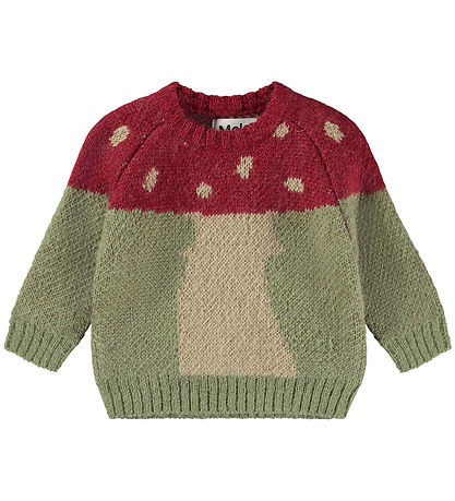 Molo Bluse - Wolle/Acryl - Breen - Pilz