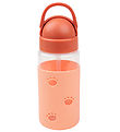 Done by Deer Drikkedunk m. Sugerør - 350 ml - Elphee - Papaya Done by Deer Drikkedunk m. Sugerør - 350 ml - Elphee - Papaya