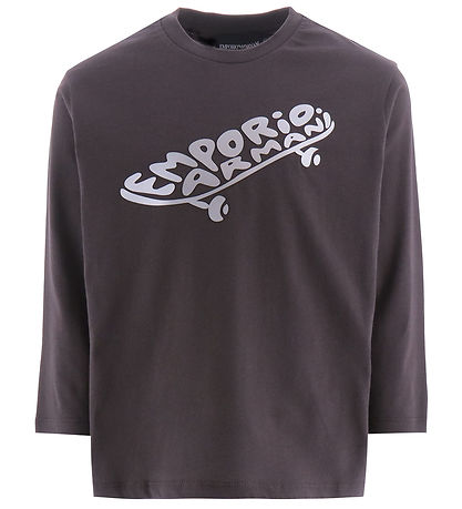 Emporio Armani Bluse - Brun/Sølv Emporio Armani Bluse - Brun/Sølv