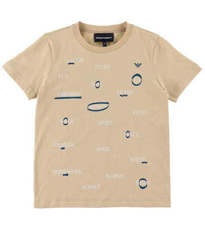 Emporio Armani T-shirts - 3-pak - Hvid/Sand/Sort Emporio Armani T-shirts - 3-pak - Hvid/Sand/Sort