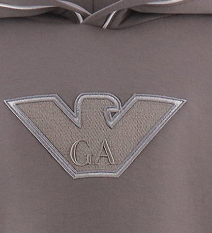 Emporio Armani Hættetrøje - Mud m. Logo