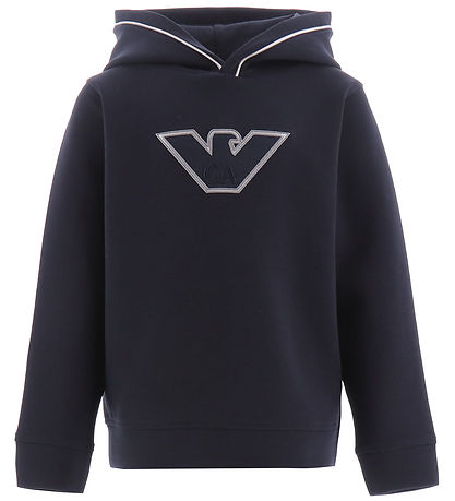 Emporio Armani Hættetrøje - Navy m. Logo Emporio Armani Hættetrøje - Navy m. Logo