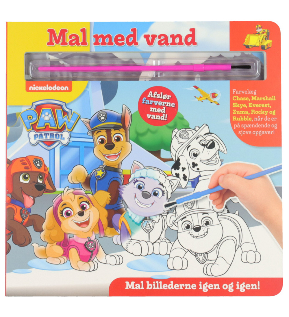 Alvilda Malbuch - Malen mit Wasser - Paw Patrol - Alvilda - One Size - Malbücher