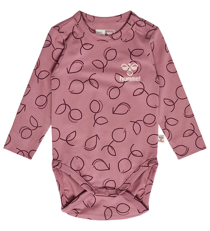 Hummel hmlElvira Langærmet Body - Rosa