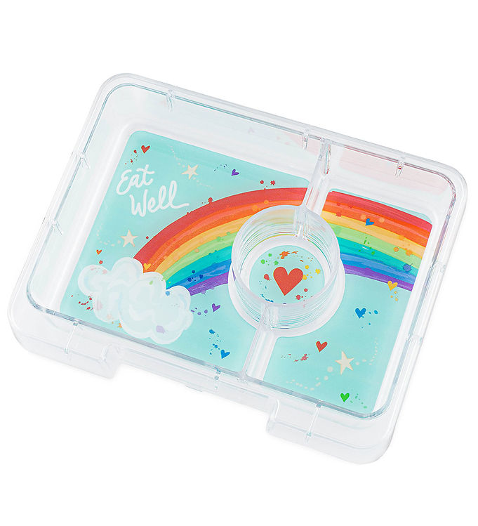 Yumbox Indsatsbakke - Minisnack Tray - 3 rum - Rainbow
