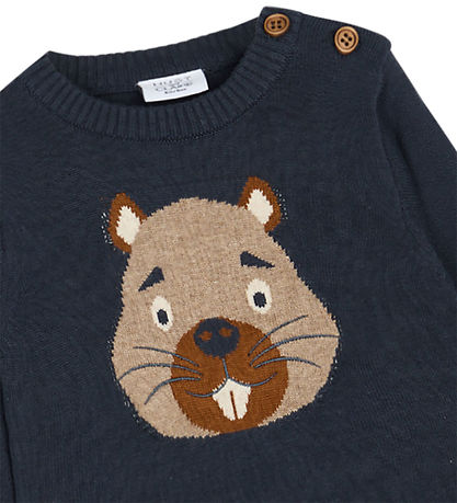 Hust and Claire Bluse - Strik - Pilou - Blue Nights Hust and Claire Bluse - Strik - Pilou - Blue Nights
