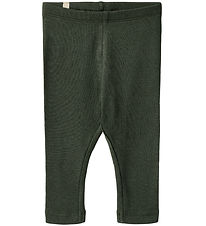 Wheat Leggings - Rib - Maddy - Black Coal Wheat Leggings - Rib - Maddy - Black Coal
