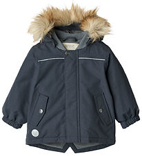 Wheat Vinterjakke - Kasper Tech - Dark Blue Wheat Vinterjakke - Kasper Tech - Dark Blue