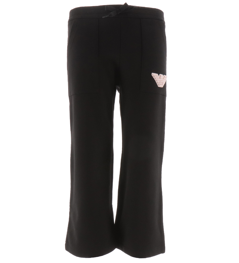 Emporio Armani Jogginghosen - Schwarz m. Puderpink - Emporio Armani - 8 Jahre (128) - Jogginghosen