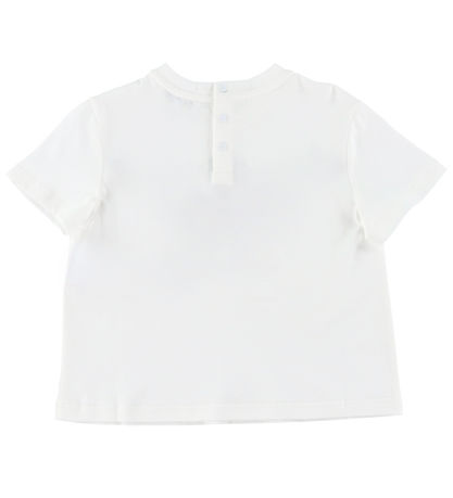 Emporio Armani T-shirt - Hvid/Navy m. Logo Emporio Armani T-shirt - Hvid/Navy m. Logo