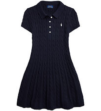 Polo Ralph Lauren Kjole - Strik - Navy Polo Ralph Lauren Kjole - Strik - Navy