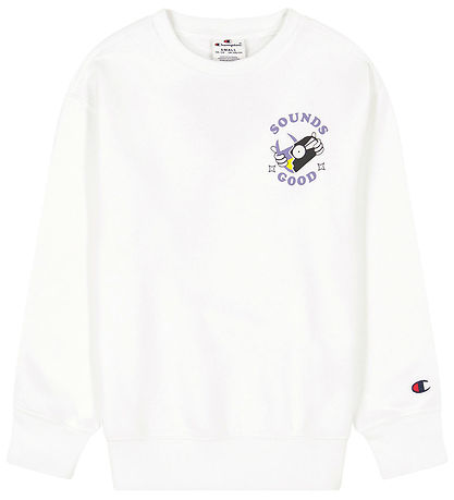 Champion Sweatshirt - Crewneck - Hvid Champion Sweatshirt - Crewneck - Hvid