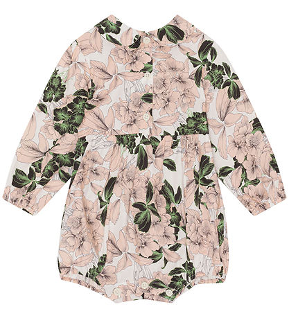 Christina Rohde Sommardräkten - Vit m. Blommor Christina Rohde Sommardräkten - Vit m. Blommor
