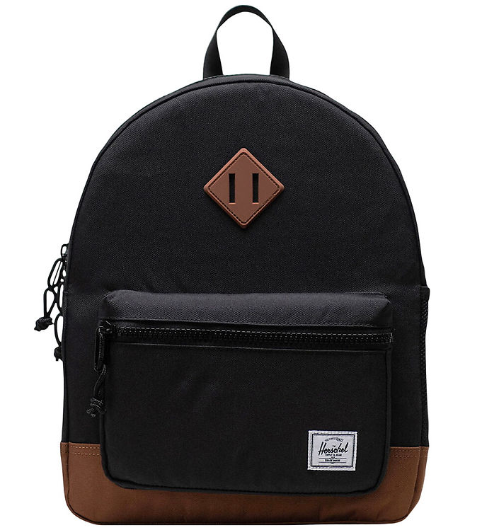 Herschel Rygsæk - Heritage Youth - EcoSystem - Sort/Saddle Brown