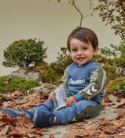 Hummel Sweatshirt - hmlEddo - Bering Sea Hummel Sweatshirt - hmlEddo - Bering Sea