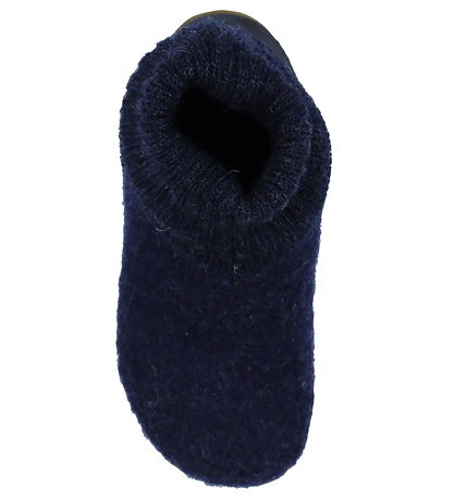 Living Kitzbühel Hjemmesko - Uld - Nachtblau