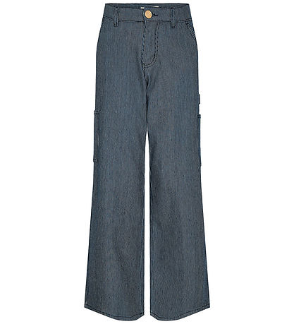 Sofie Schnoor Girls Bukser - Navy/Hvidstribet