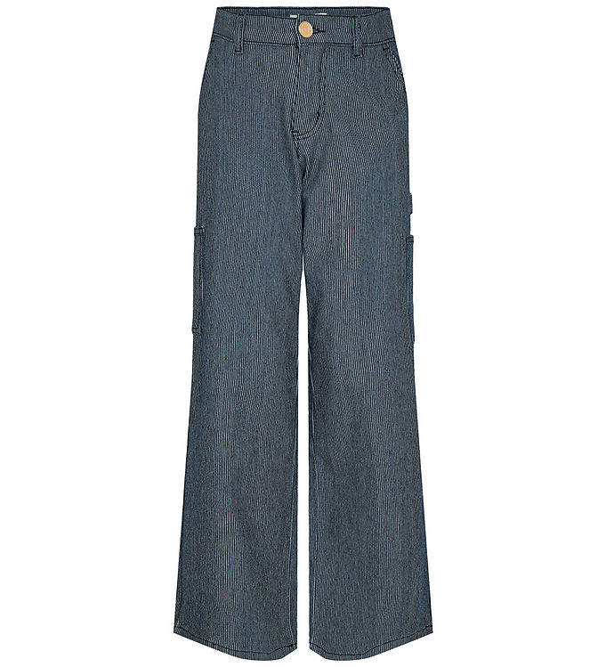Sofie Schnoor Girls Bukser - Navy/Hvidstribet