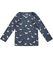 Petit by Sofie Schnoor Bluse - Rib - Navy m. Dinoer