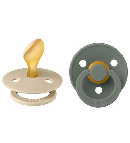 BIBS Colour Sutter - 2-pak - Str. 2 - Anatomisk - Vanilla/Pine BIBS Colour Sutter - 2-pak - Str. 2 - Anatomisk - Vanilla/Pine