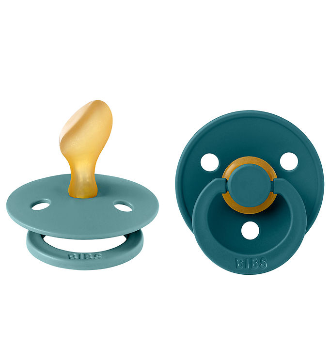 BIBS Colour Sutter - 2-pak - Str. 2 - Anatomisk - Island Sea/For